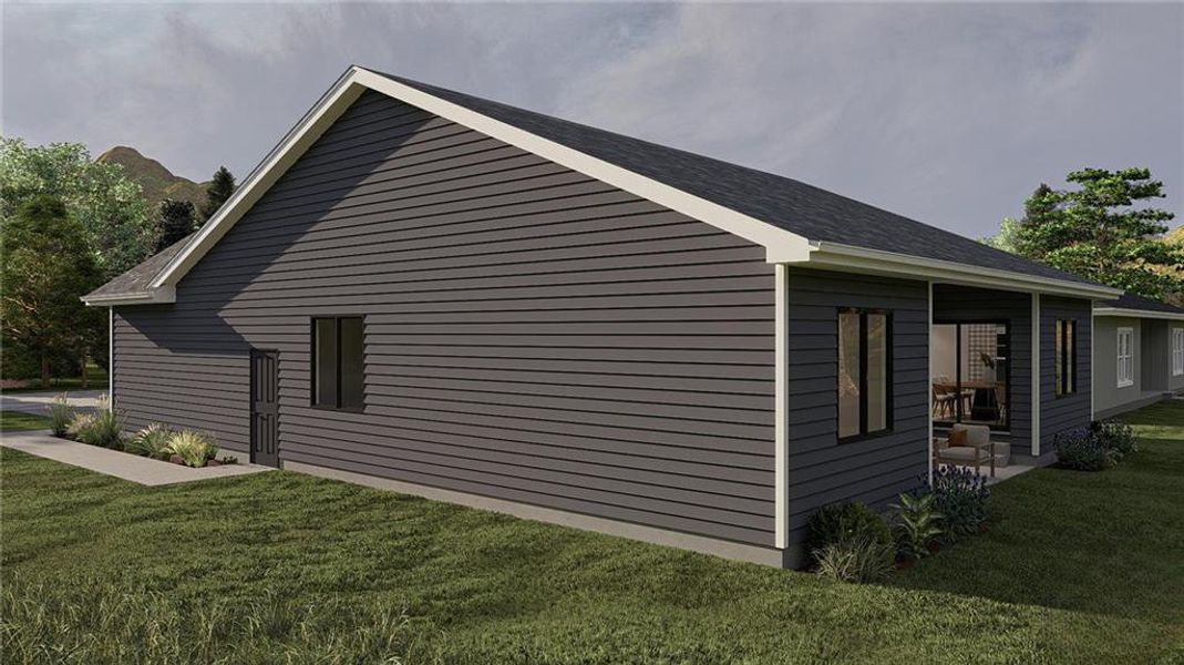 Front exterior of a new home in , Albany, GA, highlighting curb appeal (Image 1). Front exterior of a new home in , Albany, GA, highlighting curb appeal (Image 1).