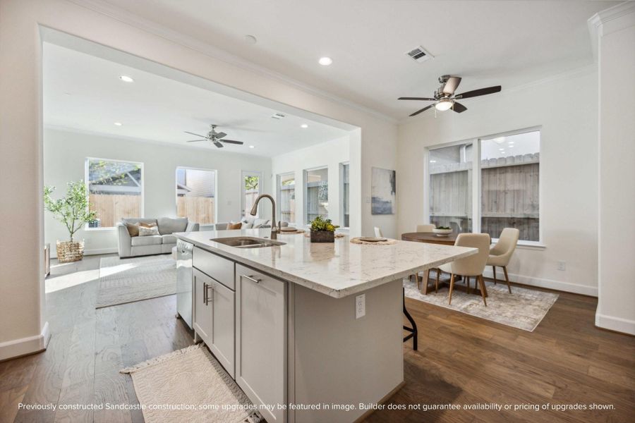 Whether you’re prepping dinner or pouring wine for friends, this oversized island is the hub of the home—anchoring the kitchen, dining, and living areas with ease and elegance. Whether you’re prepping dinner or pouring wine for friends, this oversized island is the hub of the home—anchoring the kitchen, dining, and living areas with ease and elegance.