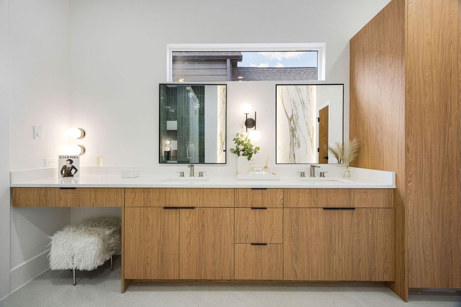 Furnished interior view inside a new home in , Houston (Image 11).