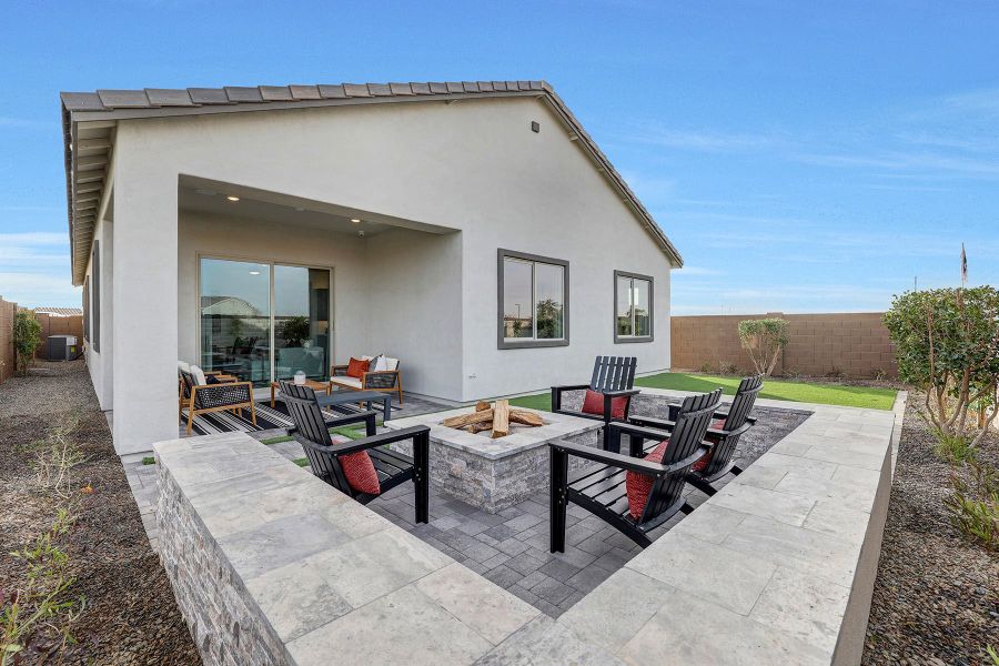 Representative exterior photo of a completed home built from the Cobalt by Mattamy Homes in Tyler Ranch, Buckeye, AZ (Image 23).