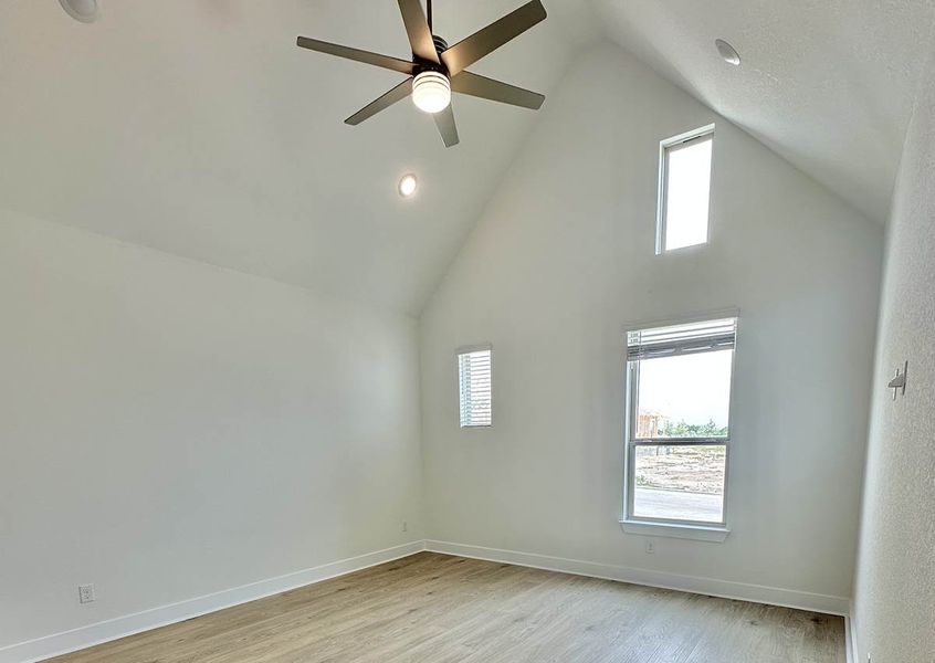 Spacious, unfurnished interior of a new home in Sage Hollow, Kyle (Image 11). Spacious, unfurnished interior of a new home in Sage Hollow, Kyle (Image 11).