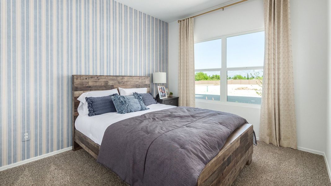 Furnished interior view inside a new home in Casas del Cerrito, Tucson (Image 31).