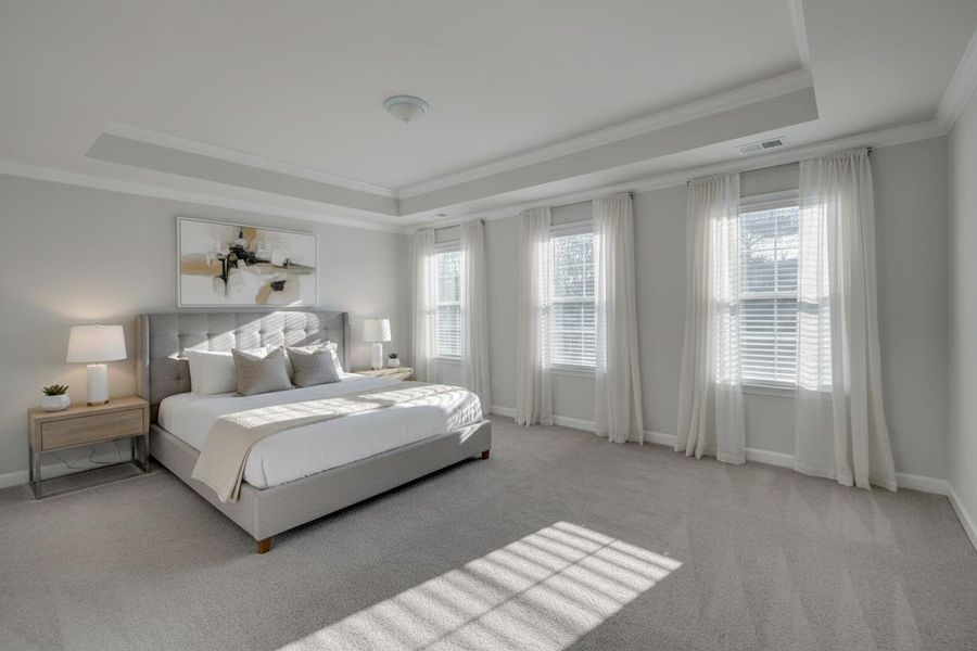 Furnished interior view inside a new home in Six Oaks, Summerville (Image 14). Furnished interior view inside a new home in Six Oaks, Summerville (Image 14).