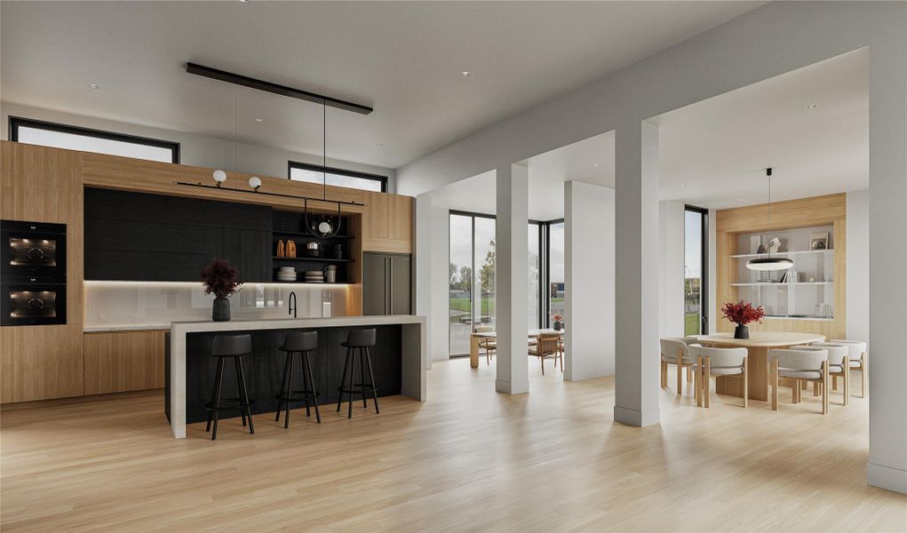 Modern open Ktichen (rendering)