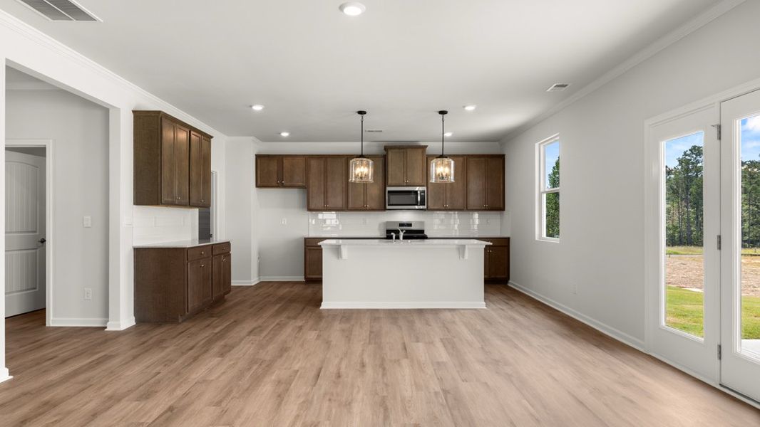 Representative furnished interior of a home built from the Green by D.R. Horton in Fairway 17 at Mirror Lake, Villa Rica (Image 7).
