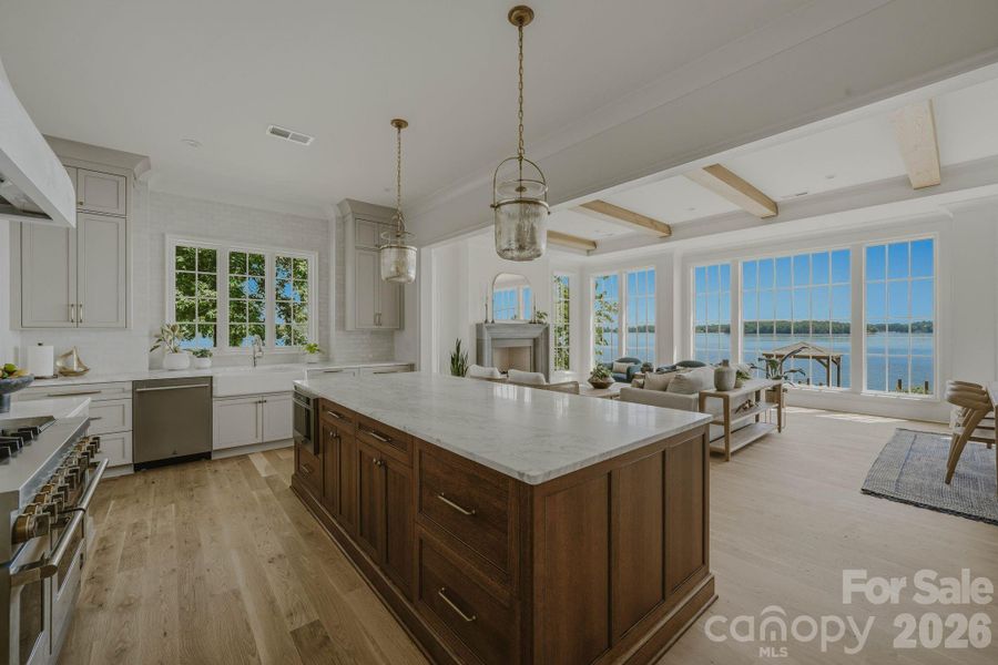 Furnished interior view inside a new home in , Denver (Image 35).