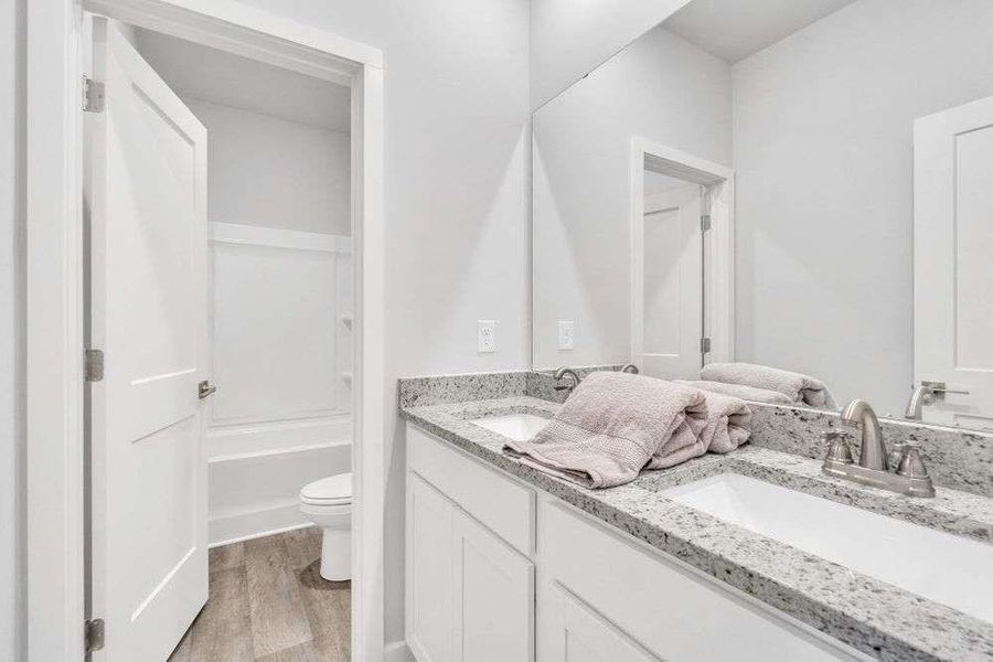Furnished interior view inside a new home in The Woodlands Preserve, Jackson (Image 11).