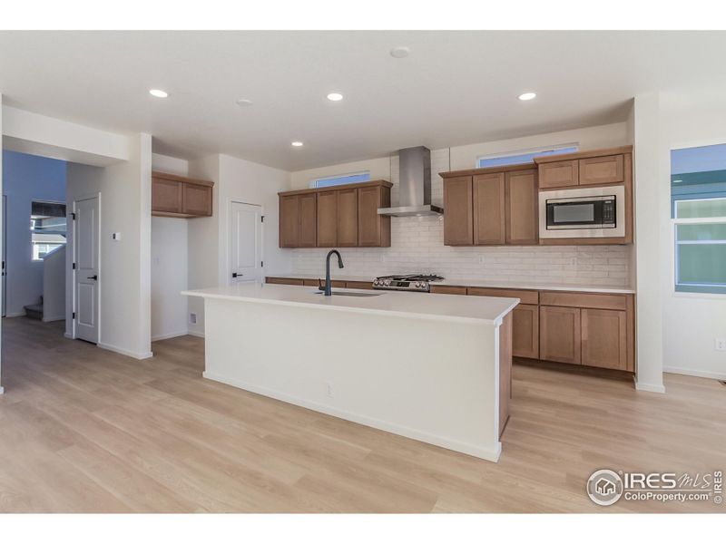 Furnished interior view inside a new home in Trailside Story Collection - Single Family Homes, Timnath (Image 6).