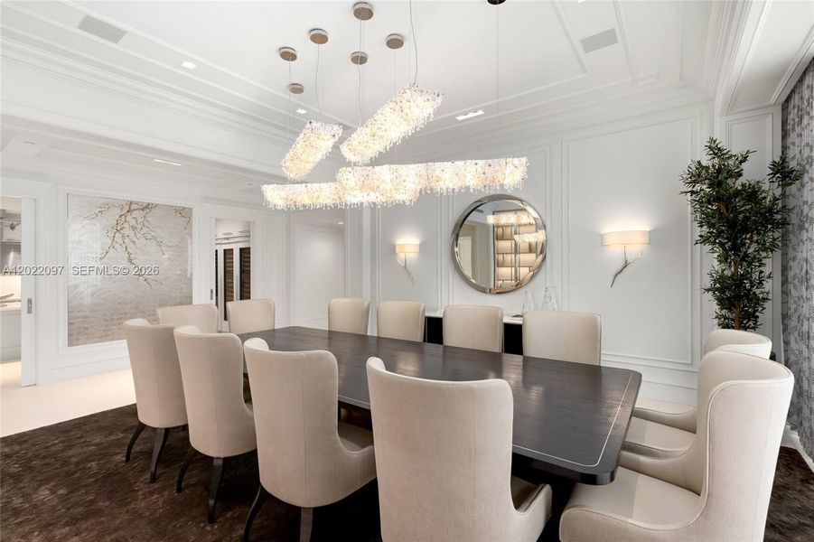 Furnished interior view inside a new home in , Sunny Isles Beach (Image 36).