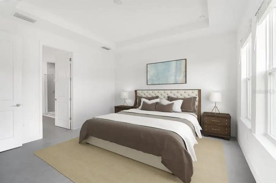 Furnished interior view inside a new home in Harvest at Ovation, Winter Garden (Image 10). Furnished interior view inside a new home in Harvest at Ovation, Winter Garden (Image 10).