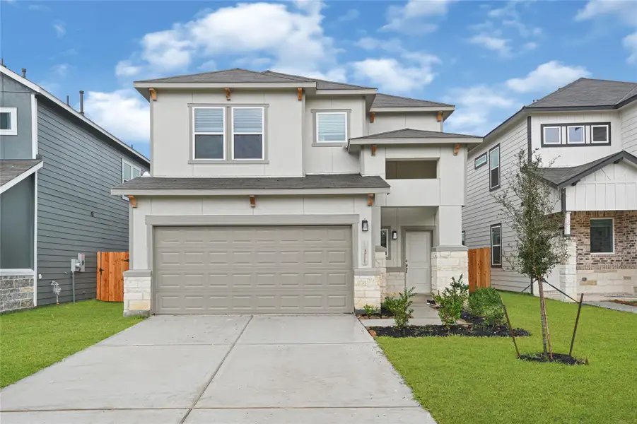 Welcome home!Please note: The image is not the actual home; it is a home with the same floor plan in the neighborhood. Finishes may vary. Welcome home!Please note: The image is not the actual home; it is a home with the same floor plan in the neighborhood. Finishes may vary.