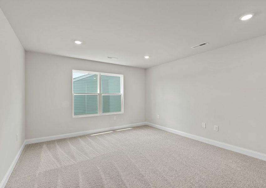 Each bedroom has its own closet