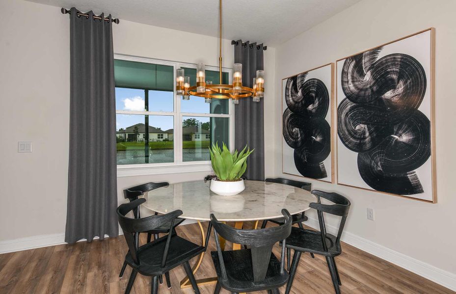 Furnished interior view inside a new home in Spencer Glen, Riverview (Image 10).