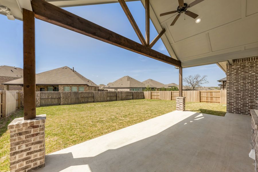 Representative exterior details of a home built from the The Maggie by Reece Homes in Traditions, Bryan (Image 3).