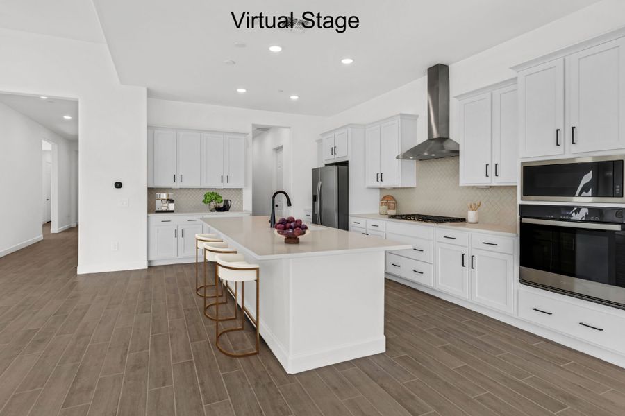 Furnished interior view inside a new home in Saguaro Reserve II, Marana (Image 7).