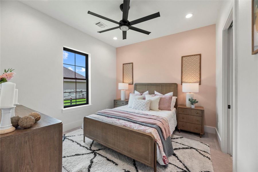 Furnished interior view inside a new home in , Montgomery (Image 17). Furnished interior view inside a new home in , Montgomery (Image 17).