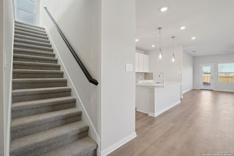 Spacious, unfurnished interior of a new home in Carmel Ranch, Schertz (Image 43). Spacious, unfurnished interior of a new home in Carmel Ranch, Schertz (Image 43).