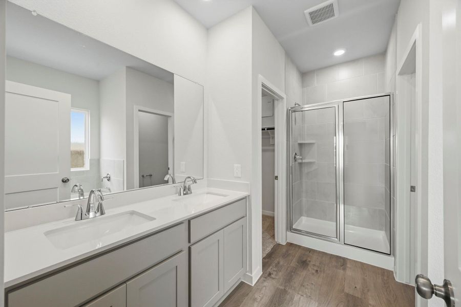 Furnished interior view inside a new home in Paloma at Sanford Farms, Waller (Image 11).