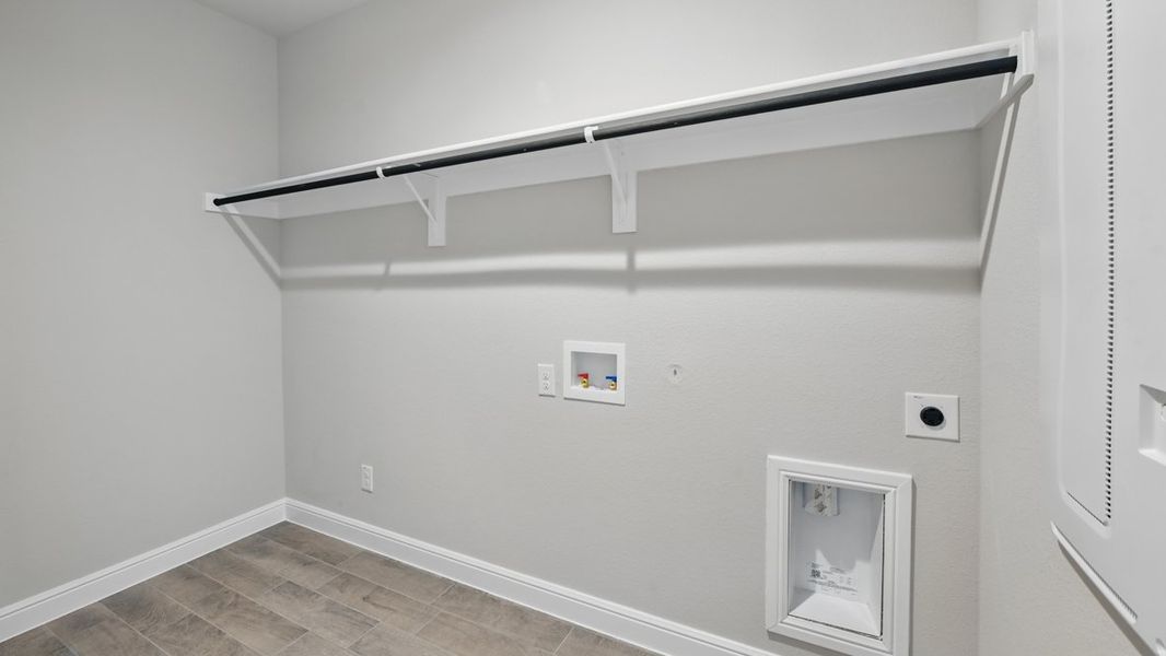 Representative unfurnished interior of a home built from the AVERY by D.R. Horton in Pecan Square, Northlake (Image 37). Representative unfurnished interior of a home built from the AVERY by D.R. Horton in Pecan Square, Northlake (Image 37).