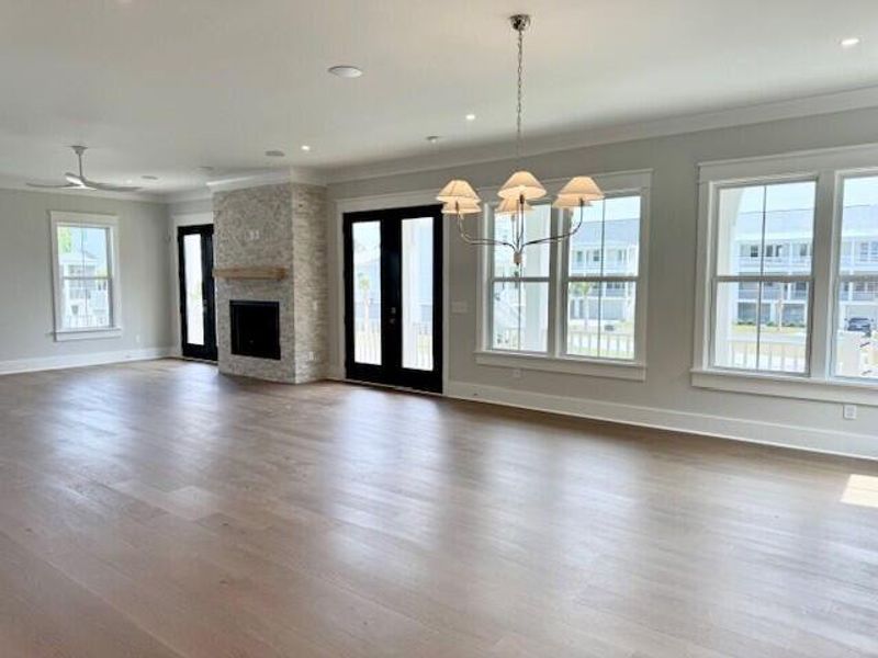 Spacious, unfurnished interior of a new home in Overlook at Copahee Sound, Awendaw (Image 20). Spacious, unfurnished interior of a new home in Overlook at Copahee Sound, Awendaw (Image 20).