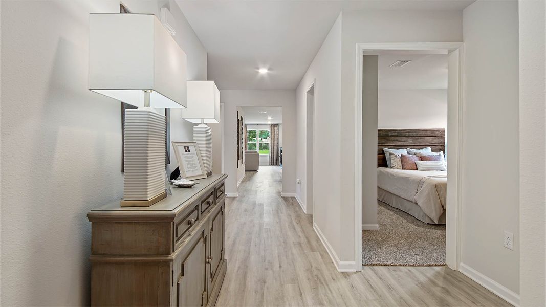 Representative furnished interior of a home built from the Cali by D.R. Horton in Ashton Park Phase III, Freeport (Image 6).