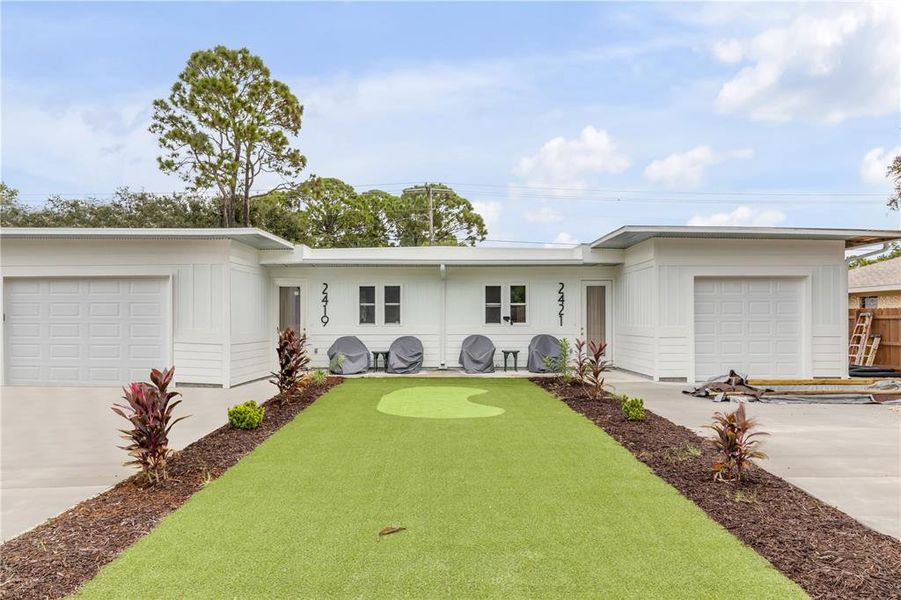 Exterior details and patio area of a home in , Edgewater (Image 26).