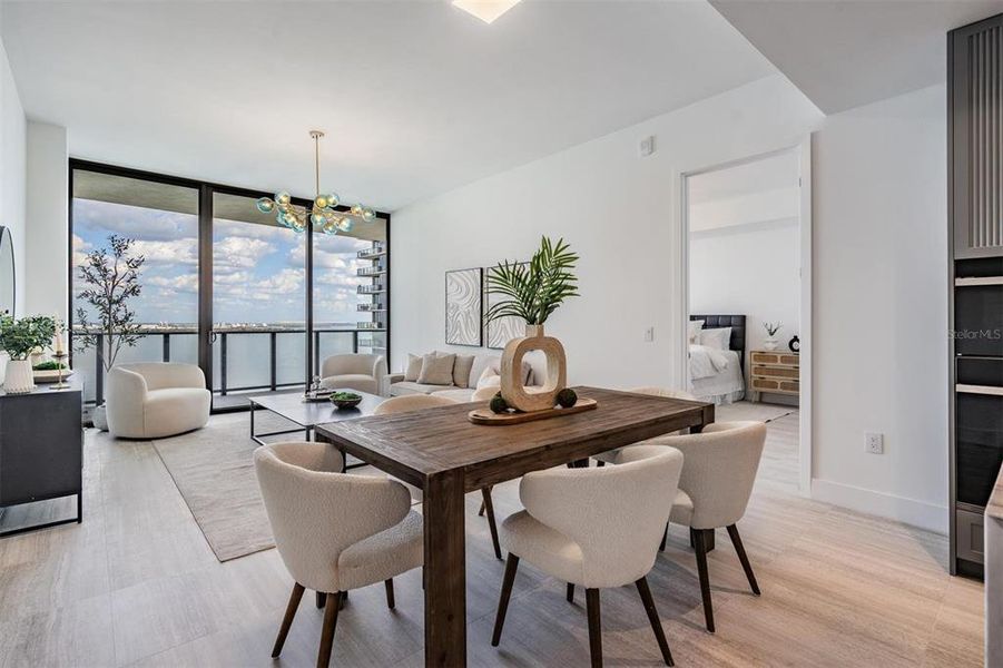 Furnished interior view inside a new home in The Ritz-Carlton Residences, Tampa (Image 7).