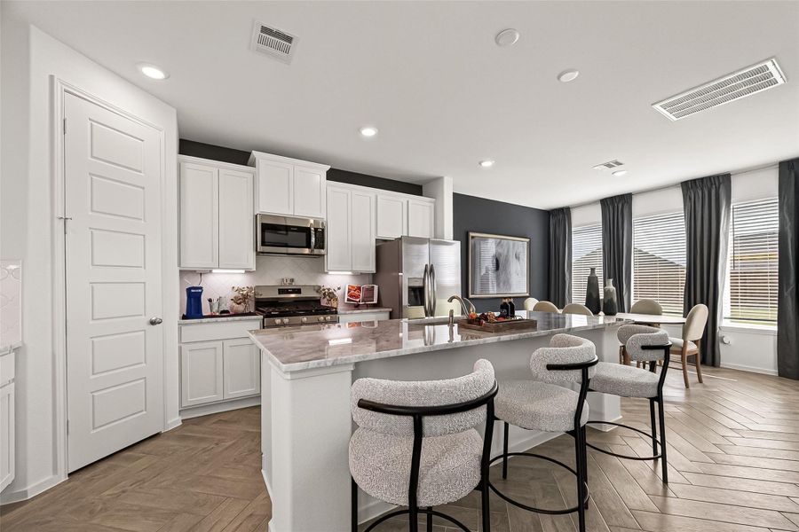 Furnished interior view inside a new home in Rates starting as low as, Iowa Colony (Image 19).
