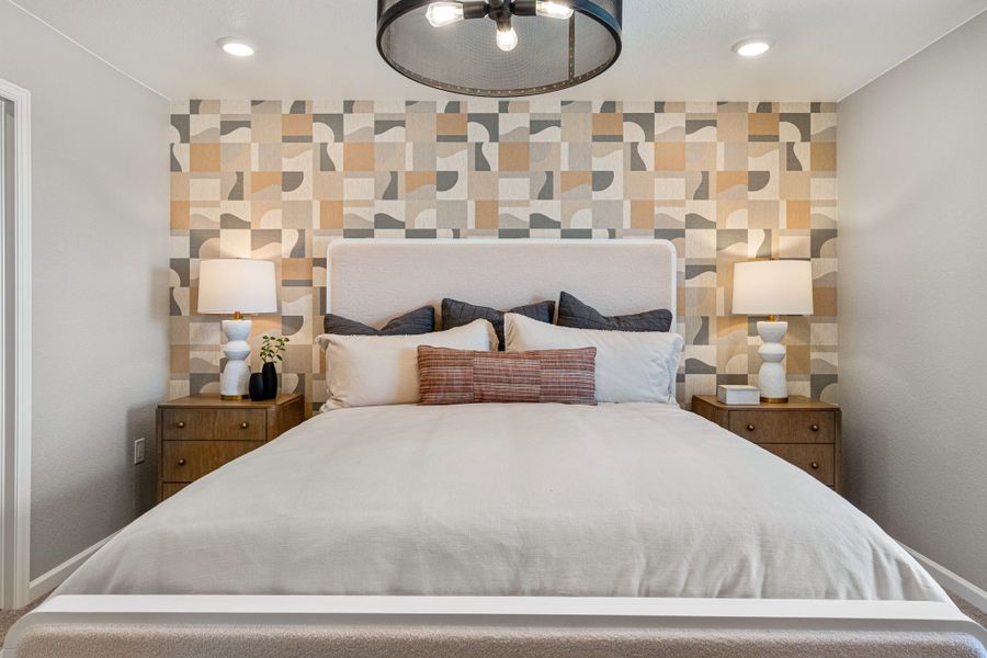 Representative furnished interior of a home built from the Aurora by Taylor Morrison in Sky Ranch, Aurora (Image 14).