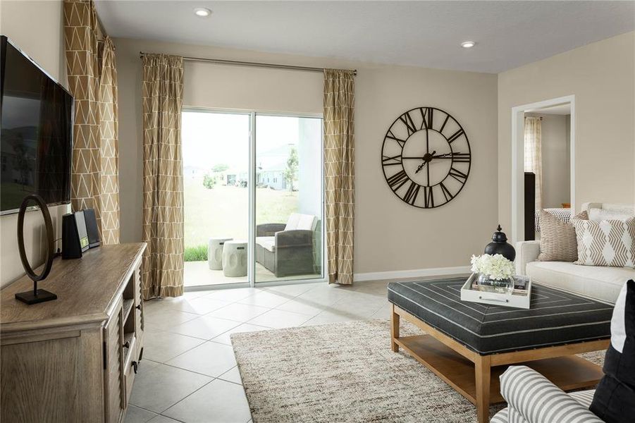 Furnished interior view inside a new home in Cypress Ridge Ranch, Wimauma (Image 17). Furnished interior view inside a new home in Cypress Ridge Ranch, Wimauma (Image 17).