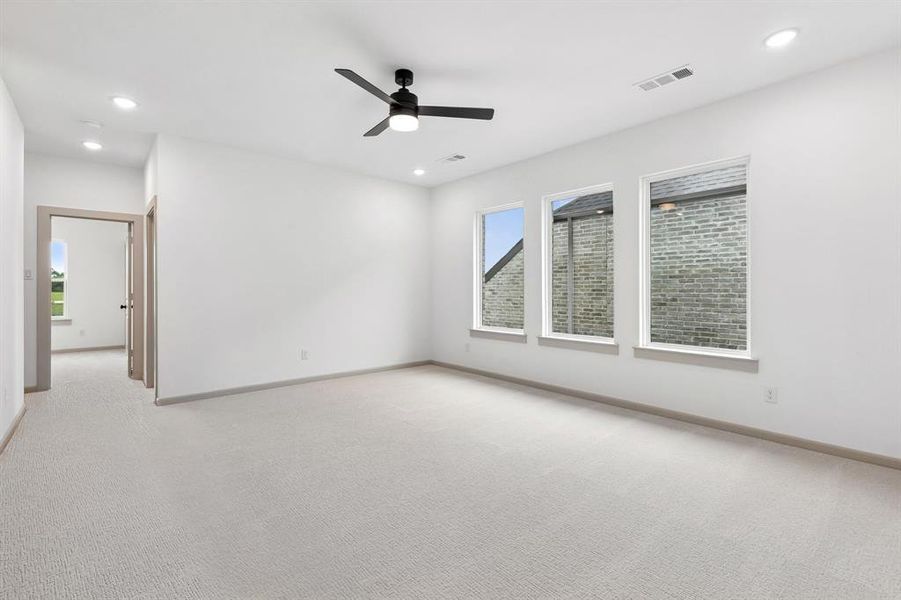 Plenty of family fun to be shared in this wonderful, light filled game room!