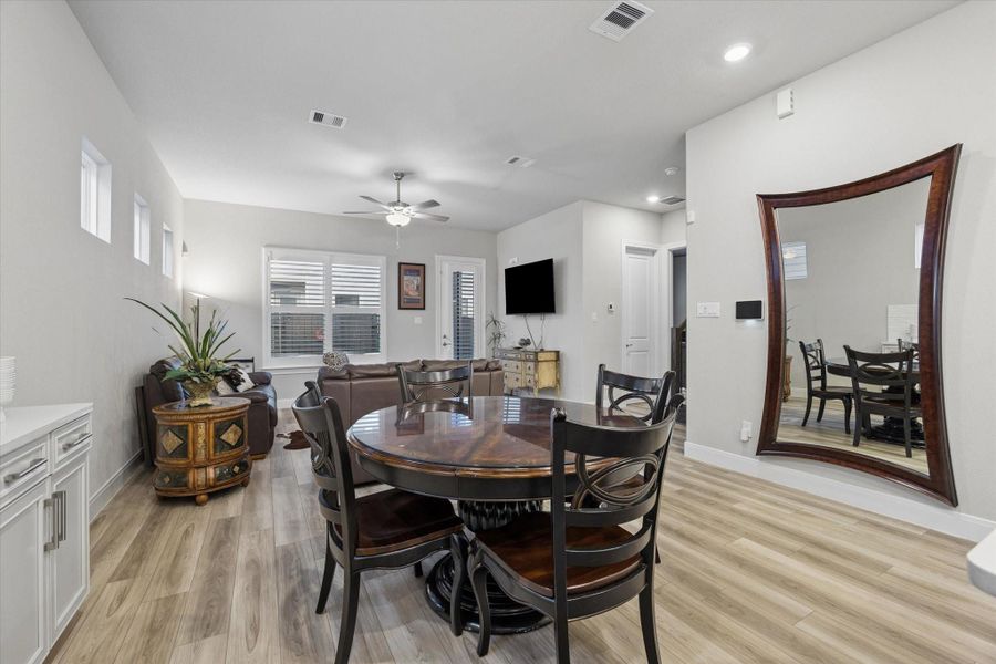 Furnished interior view inside a new home in Spring Brook Village - Luxe Series, Houston (Image 14).