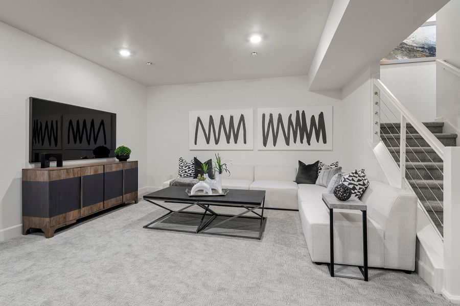 Furnished interior view inside a new home in Sugar Mill Village, Longmont (Image 20). Furnished interior view inside a new home in Sugar Mill Village, Longmont (Image 20).