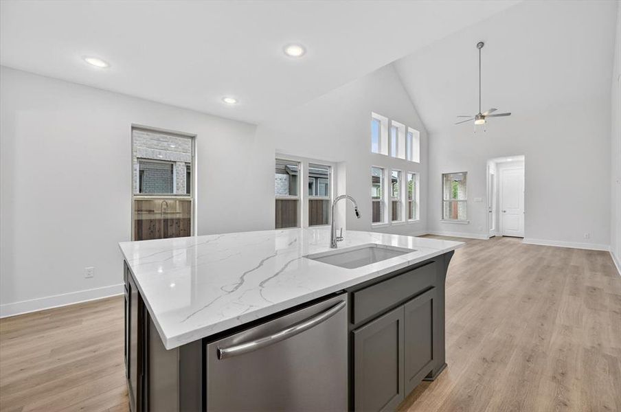 Furnished interior view inside a new home in Wellington, Haslet (Image 4).