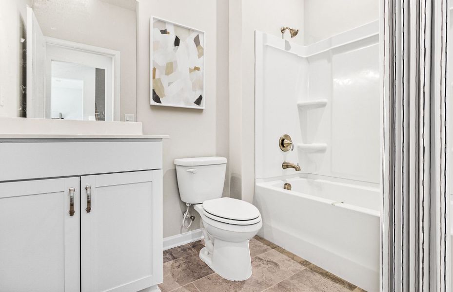 Representative furnished interior of a home built from the Liston by Pulte Homes in Fishers Wood, Columbia (Image 7).