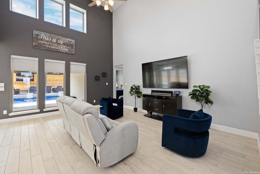 Furnished interior view inside a new home in Kallison Ranch, San Antonio (Image 14).