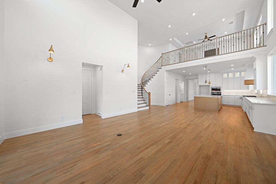 Spacious, unfurnished interior of a new home in Fields - 50' Lots, Frisco (Image 35). Spacious, unfurnished interior of a new home in Fields - 50' Lots, Frisco (Image 35).