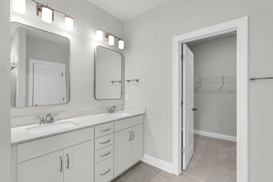 Furnished interior view inside a new home in Tidewater at Lakes of Cane Bay, Summerville (Image 6).
