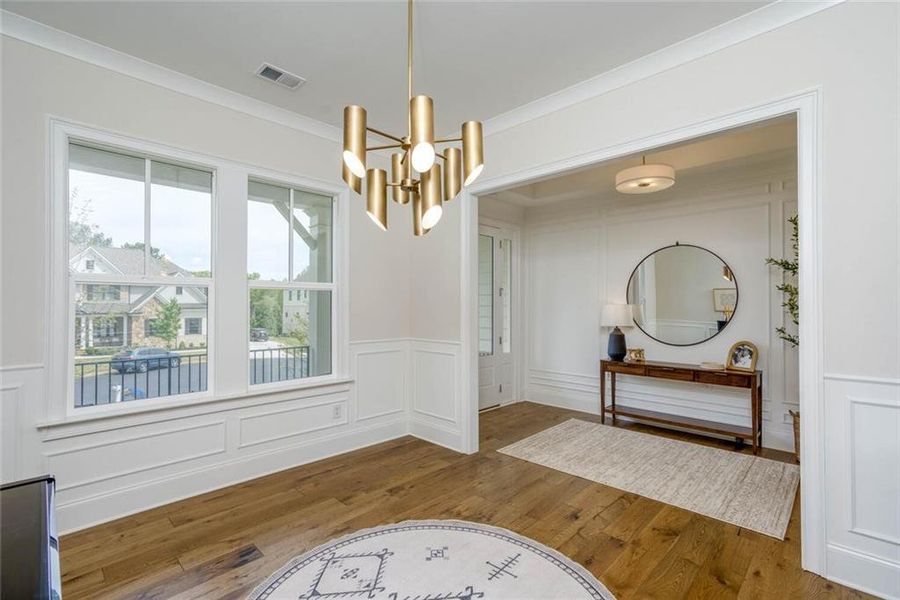 Furnished interior view inside a new home in , Marietta (Image 45). Furnished interior view inside a new home in , Marietta (Image 45).
