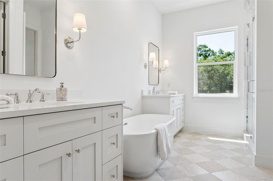Furnished interior view inside a new home in , Tampa (Image 6).