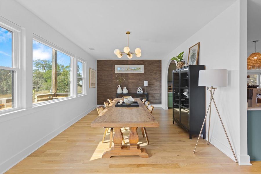 Furnished interior view inside a new home in , Charleston (Image 5).