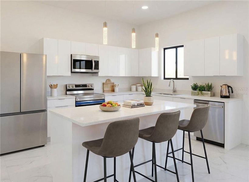 Furnished interior view inside a new home in , Cape Coral (Image 17).