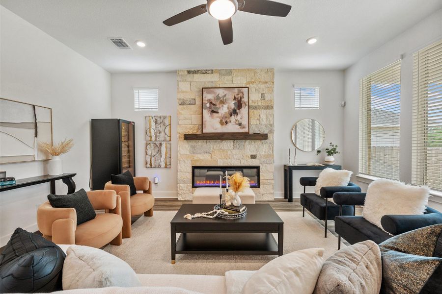 Furnished interior view inside a new home in , Georgetown (Image 15).