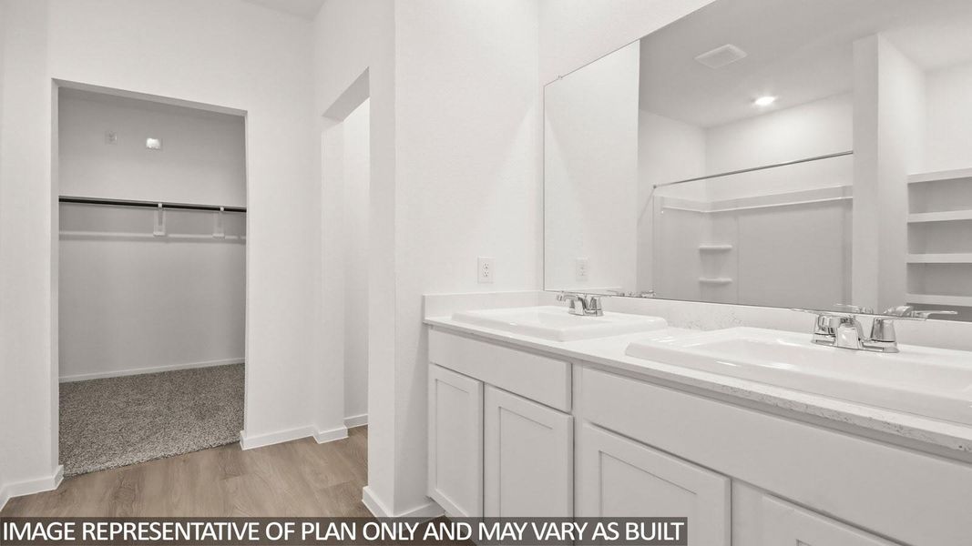 Furnished interior view inside a new home in Venetian Pines, Conroe (Image 6).
