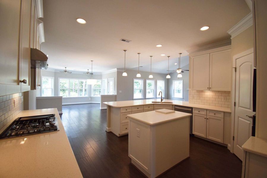 Representative furnished interior of a home built from the Cosmopolitan by Keystone Homes NC in Weybridge, Burlington (Image 17).