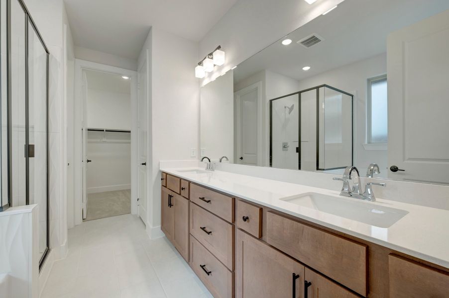 Furnished interior view inside a new home in Painted Tree, McKinney (Image 10).