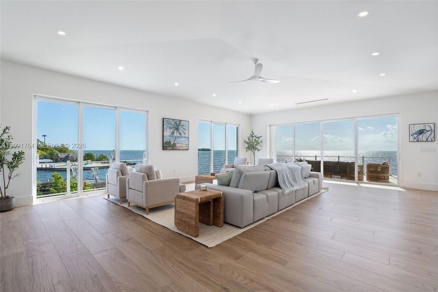 Furnished interior view inside a new home in , Key Largo (Image 69).