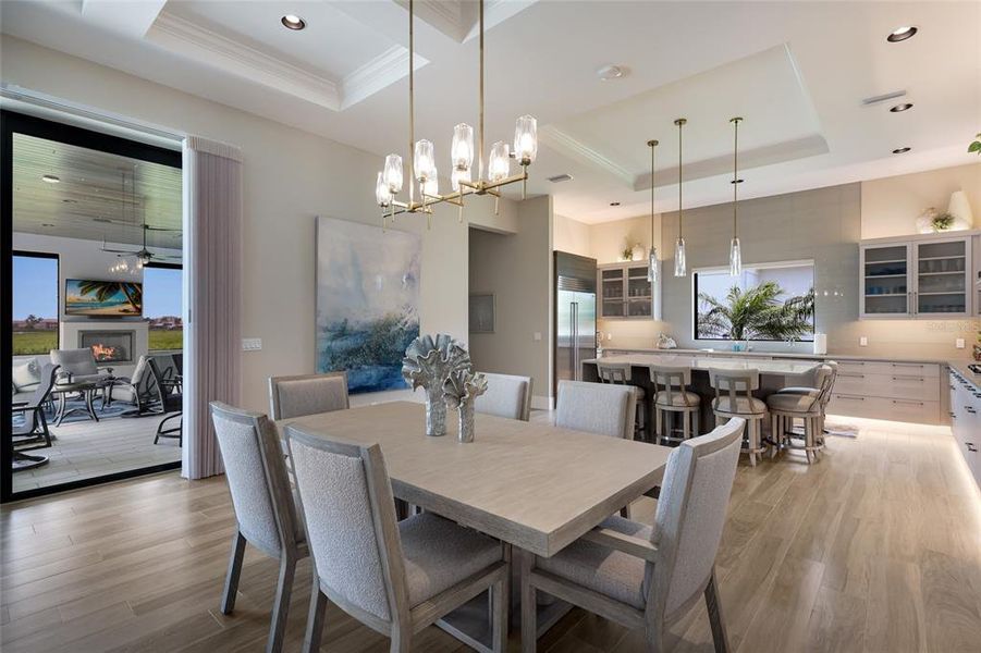 Furnished interior view inside a new home in , Palmetto (Image 13).