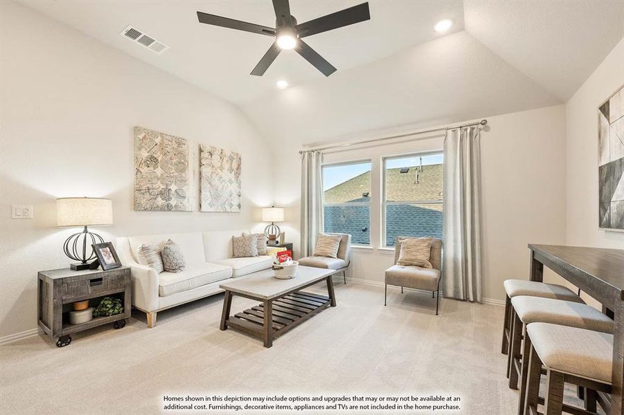 Furnished interior view inside a new home in West Crossing, Anna (Image 10).