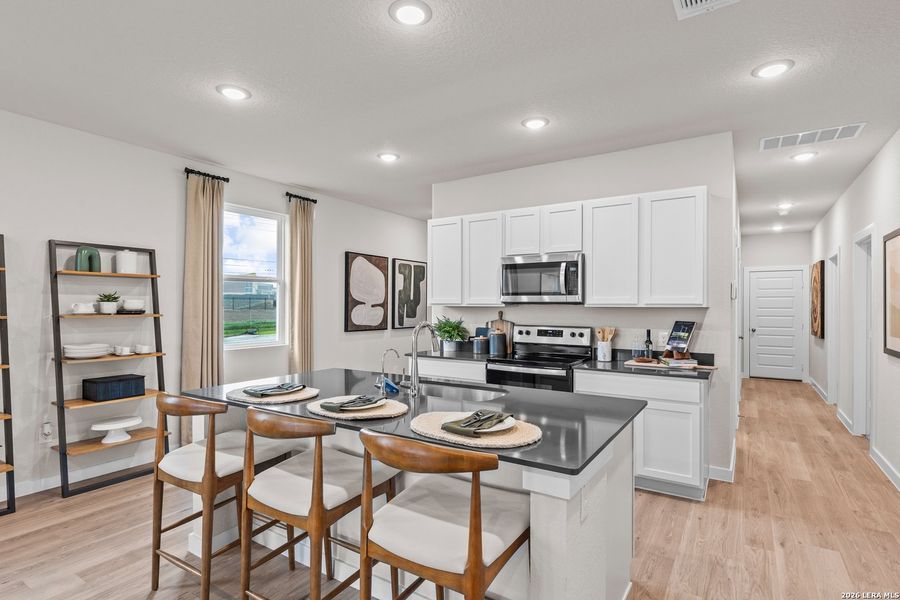 Furnished interior view inside a new home in Park Place, New Braunfels (Image 29).